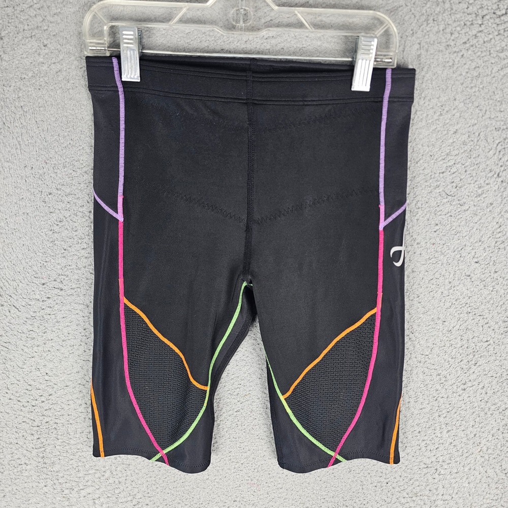 CW-X Compression Shorts Womens M Black Stabilyx Multi-Color 127805 Bike Running